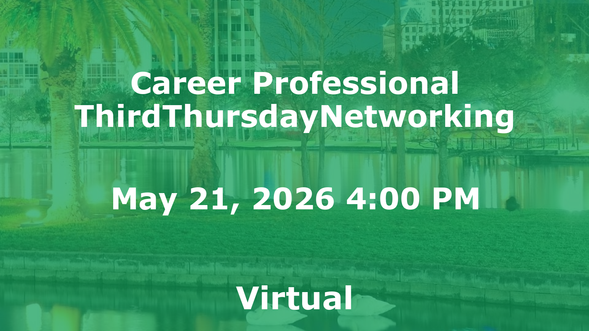 Career Professional ThirdThursdayNetworking  event image